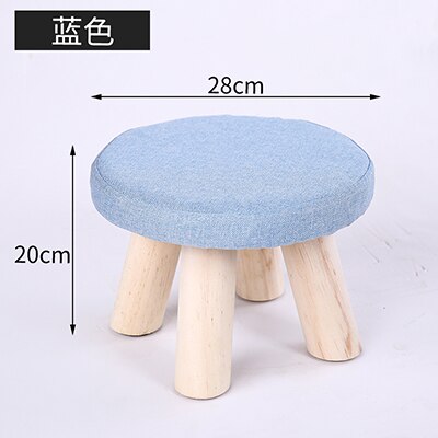 Heltre liten krakk sko skiftekrakk liten rund krakk stue sofa krakk lav krakk benk stol: 4