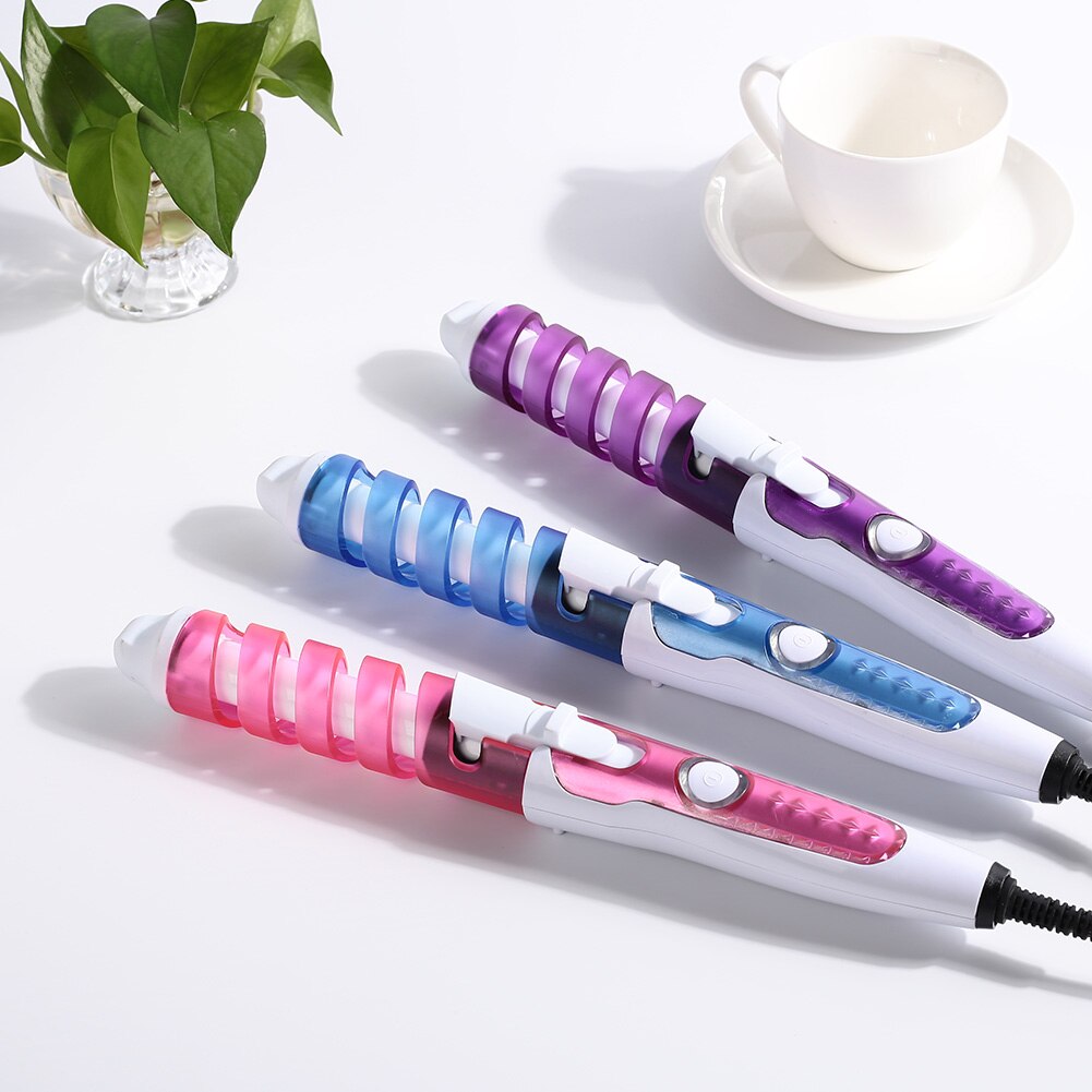 Rizador de pelo automático de 3 colores máquina para rizar el cabello, estilista de peluquería, salón de belleza de , portátil, regulador de temperatura