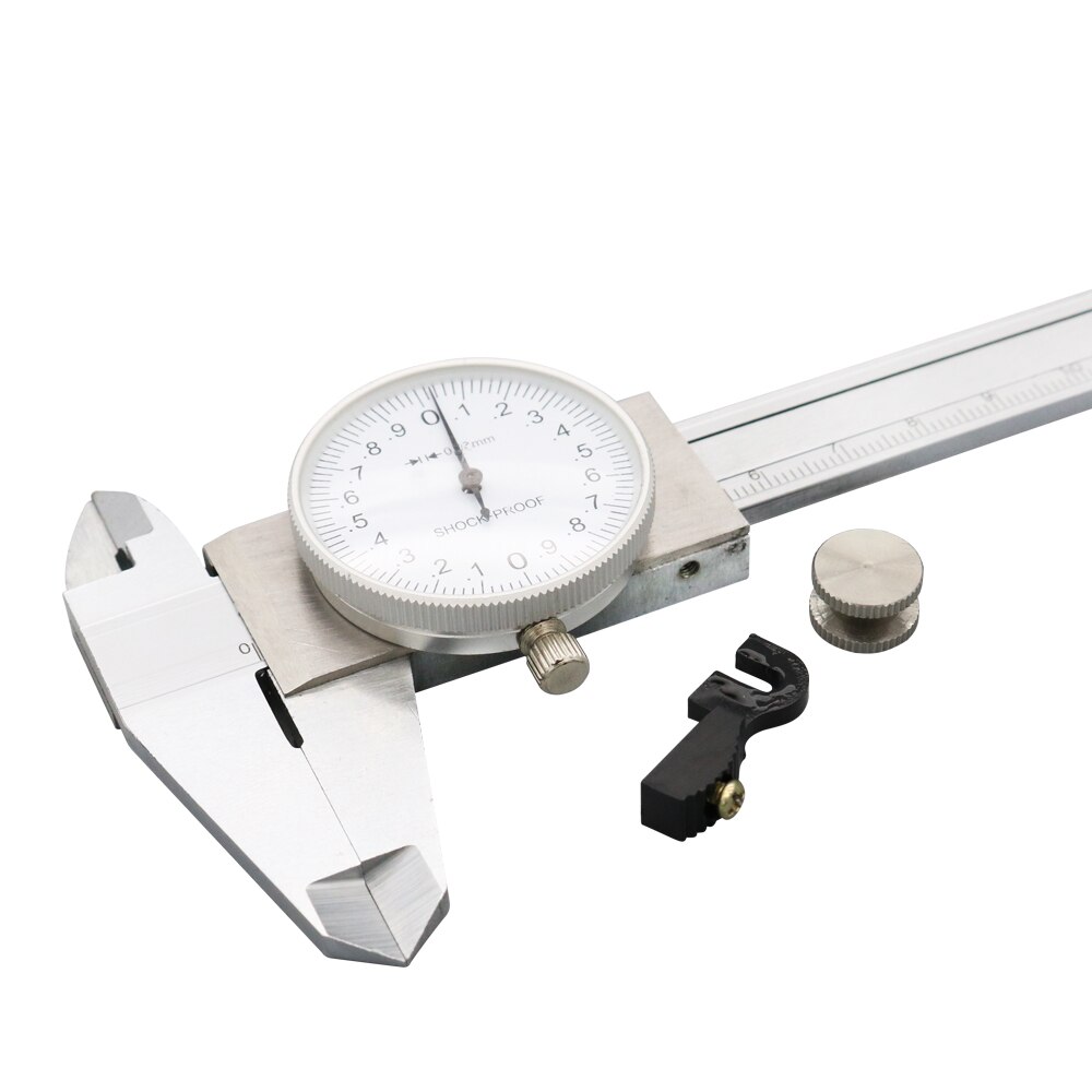 Calibri a quadrante 0-150 Mm 0.02mm industria di alta precisione calibro a corsoio in acciaio inossidabile strumento di misurazione metrico antiurto