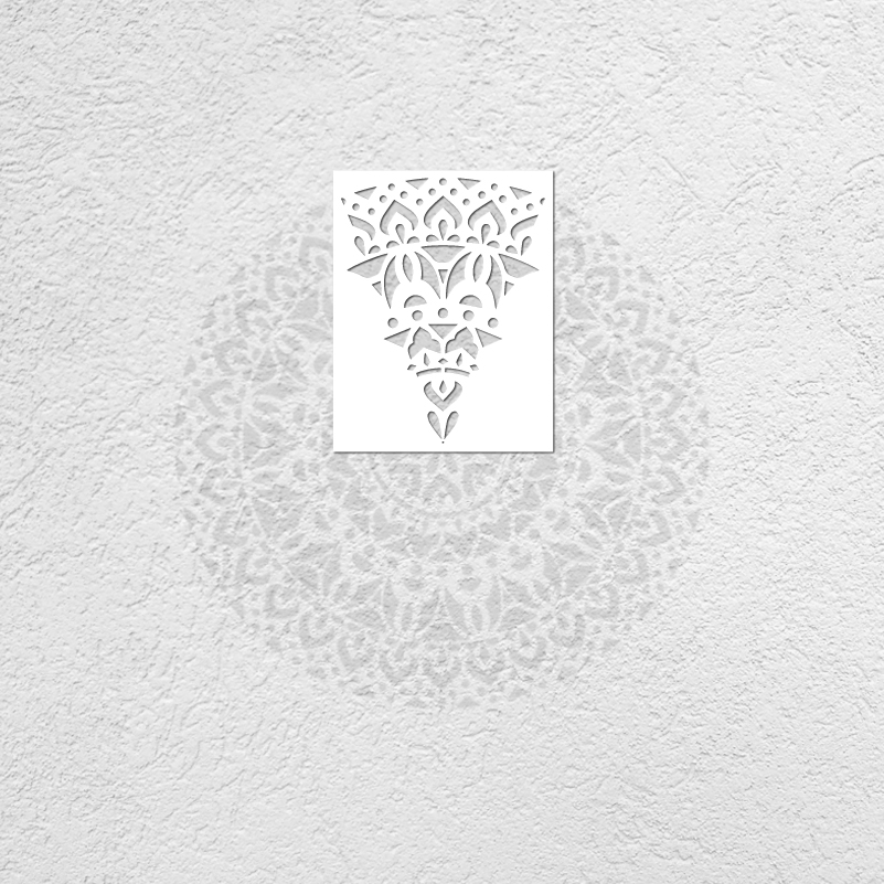 Plantilla de Mandala Extra grande de 70cm - 110cm para pintar decoraciones de flores de pared grande plantilla de suelo pintura plantillas redondas patrones S280