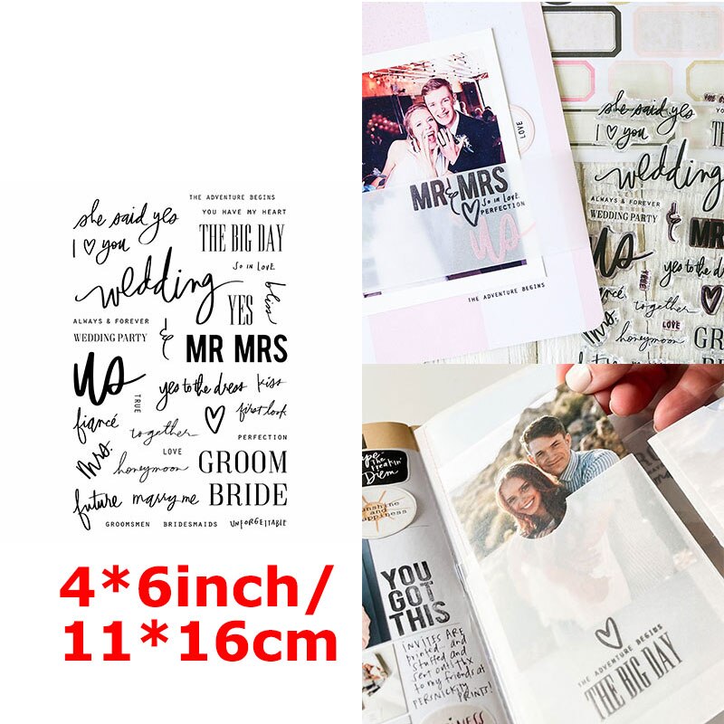 A-Z Capital Alphabets Number 0-9 Week Month Words Clear Stamps Thanks Loved Spring Happy Life English Letter DIY Craft 2022: 12