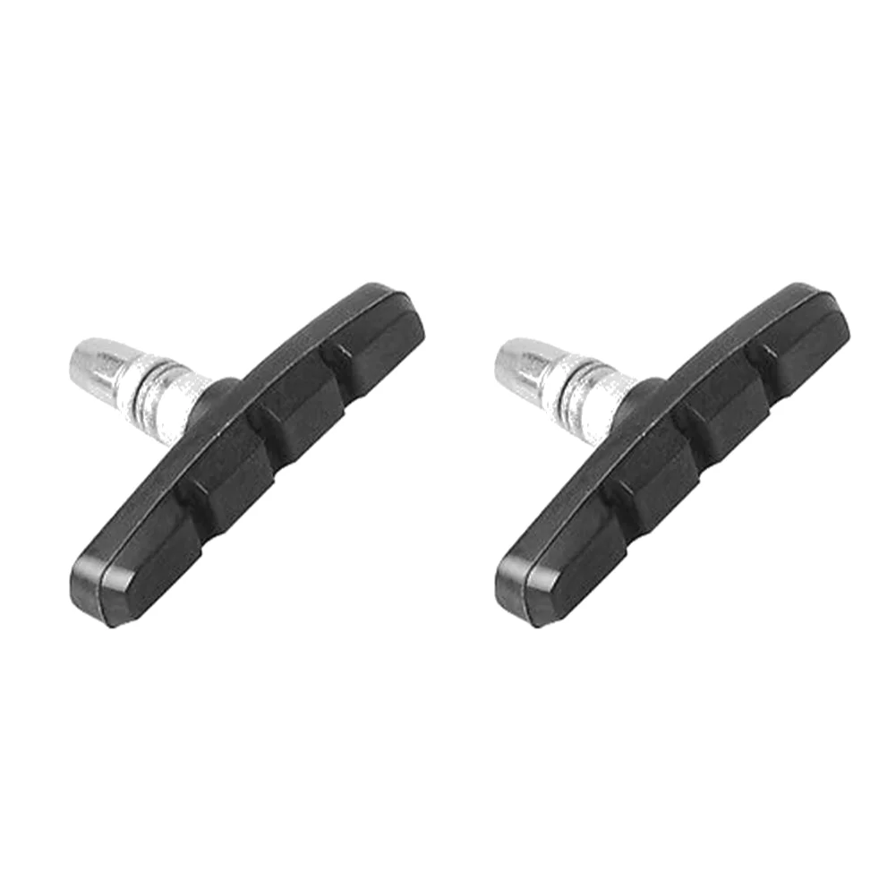 Bloque de freno de goma para bicicleta de montaña y carretera, zapatas de Metal, resistentes al desgaste, accesorios de freno para montar en bicicleta, 20-1 piezas: YELLOW