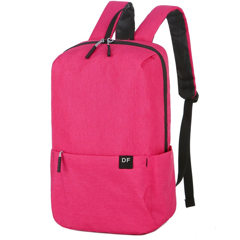 Outdoor Waterdichte Volwassenen Rugzak Multipurpose Computer Rugzak Schouders Tas Schooltas Voor Vrouwen Mannen: Rose Red