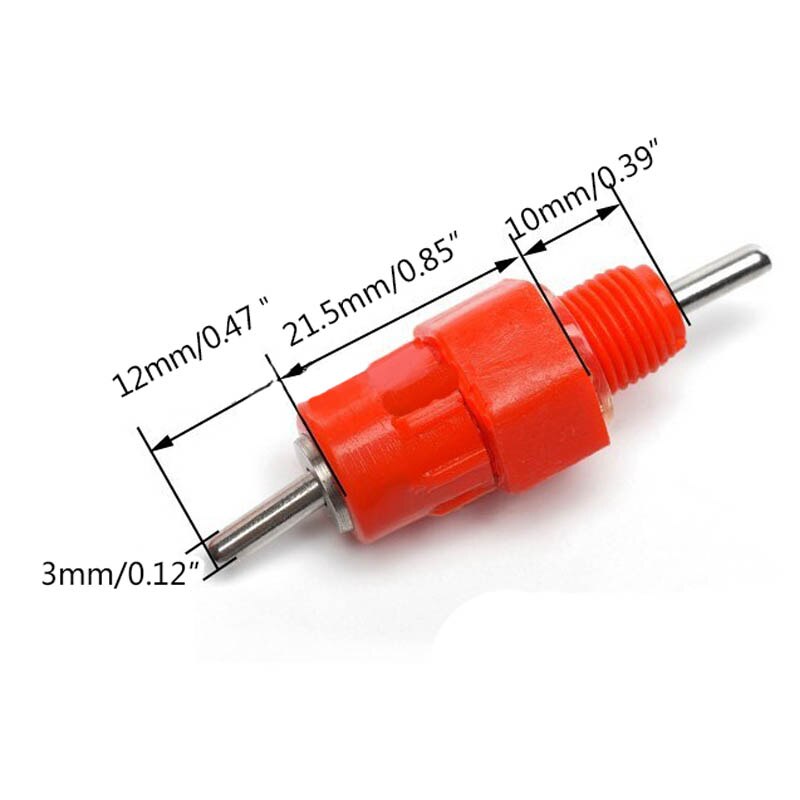20 Pcs Automatische Kip Drinker Drinknippels voor Kippen Boerderij Accessoires Levert Kip Waterer Kip Kuiken Water Tepel