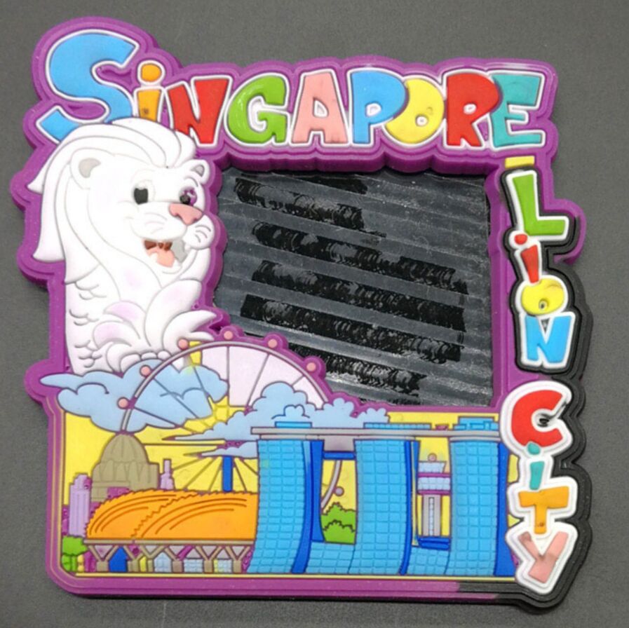 Singapore Rubber Fridge Magnet Tourist Souvenirs Refrigerator Magnetic Stickers Travel collection