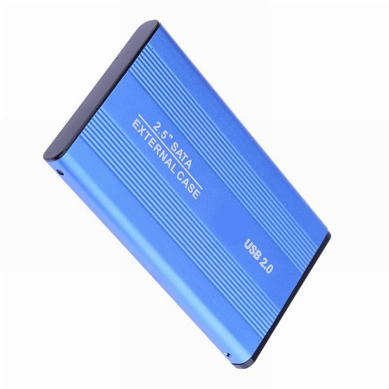 HDD Case Aluminum Alloy External Hard Drive Enclosure Mobile Hard Disk Drive SATA 2.5 Inch USB 2.0 HDD Case