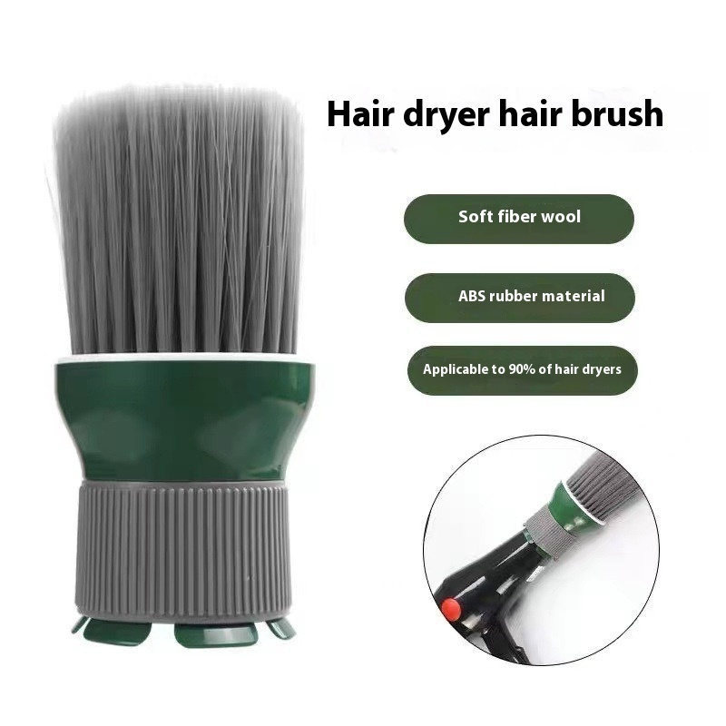 Hårtørrerbørste frisør hvirvelvind halsbørste barber klipning rengøring strimlet hårbørste hjemmefrisørsalon forsyninger