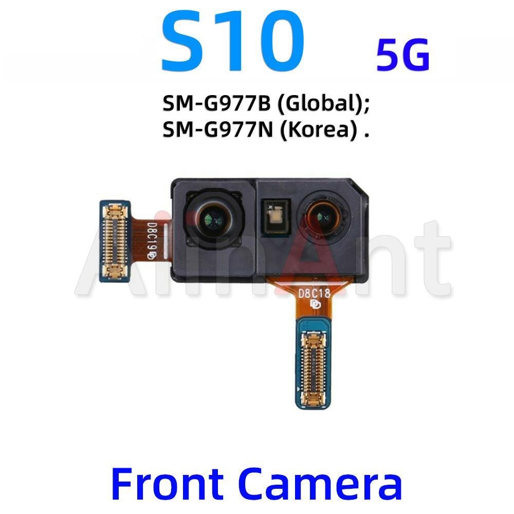 Originálny hlavný zadný fotoaparát pre samsung galaxy  s10 plus lite e  s10e g970 g973 g975 g977 g770 horný predný flex kábel fotoaparátu: S10-5g predné -b