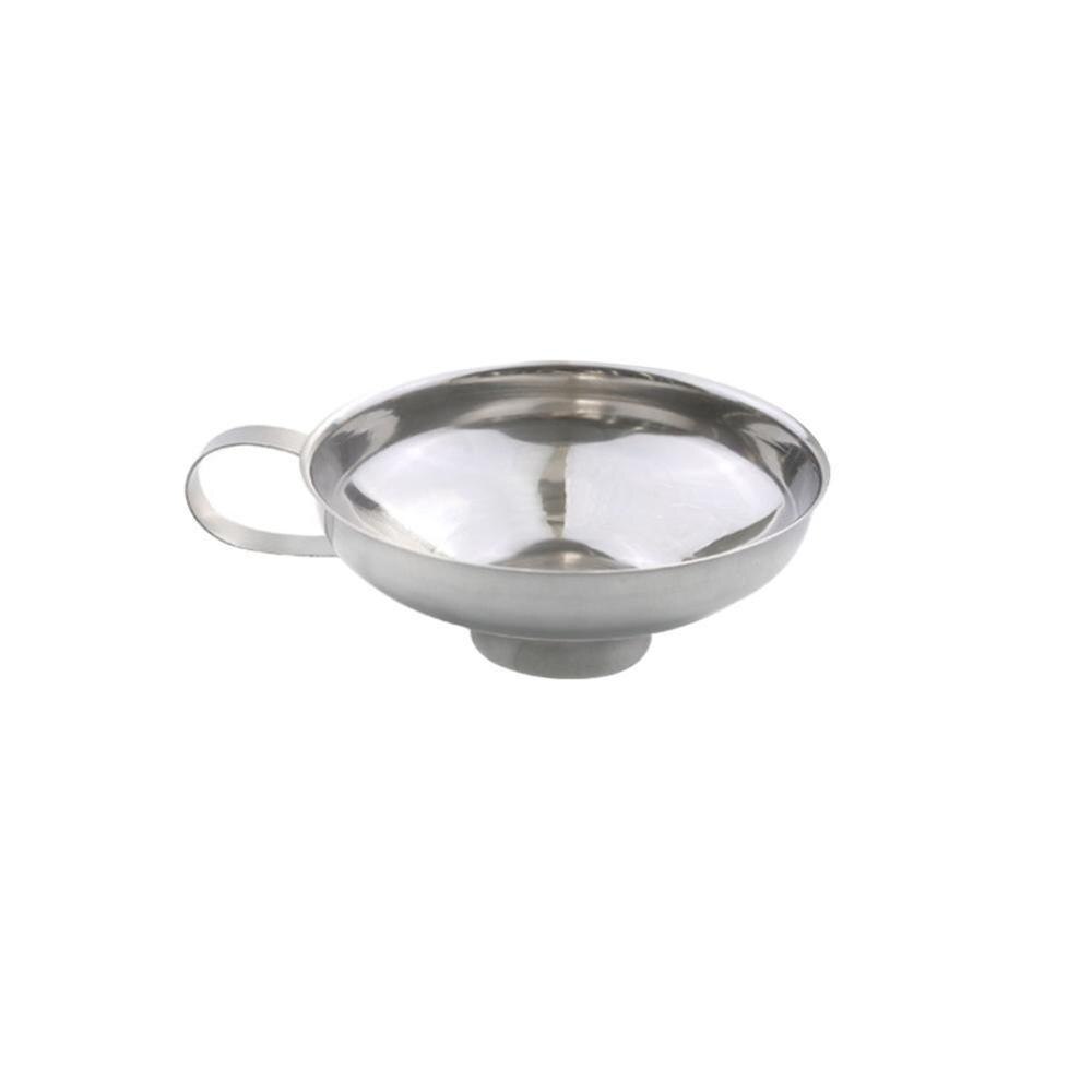 Stainless Steel Wide Mouth Funnel Salad Sauce Large Funnel Jam Multifunctional Thickening Leakage Household Oil Funnel Diam P5W9