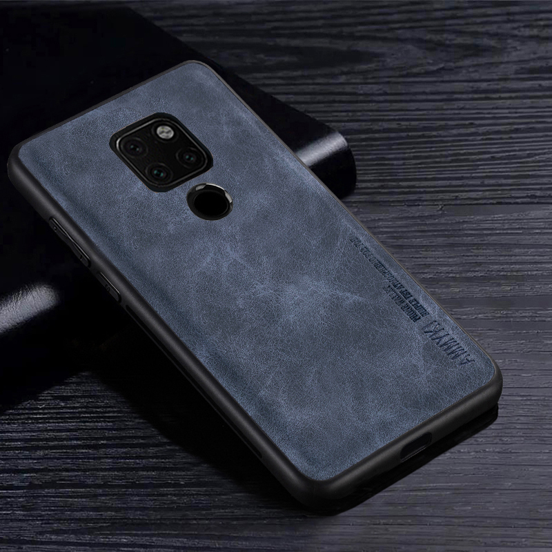 Classics Popular TPU Silicone case For Huawei Mate 20 20X 5G Pro Case leather For Huawei Nova 5i 5Z Pro Mate 30 Lite case: Microfiber / Blue