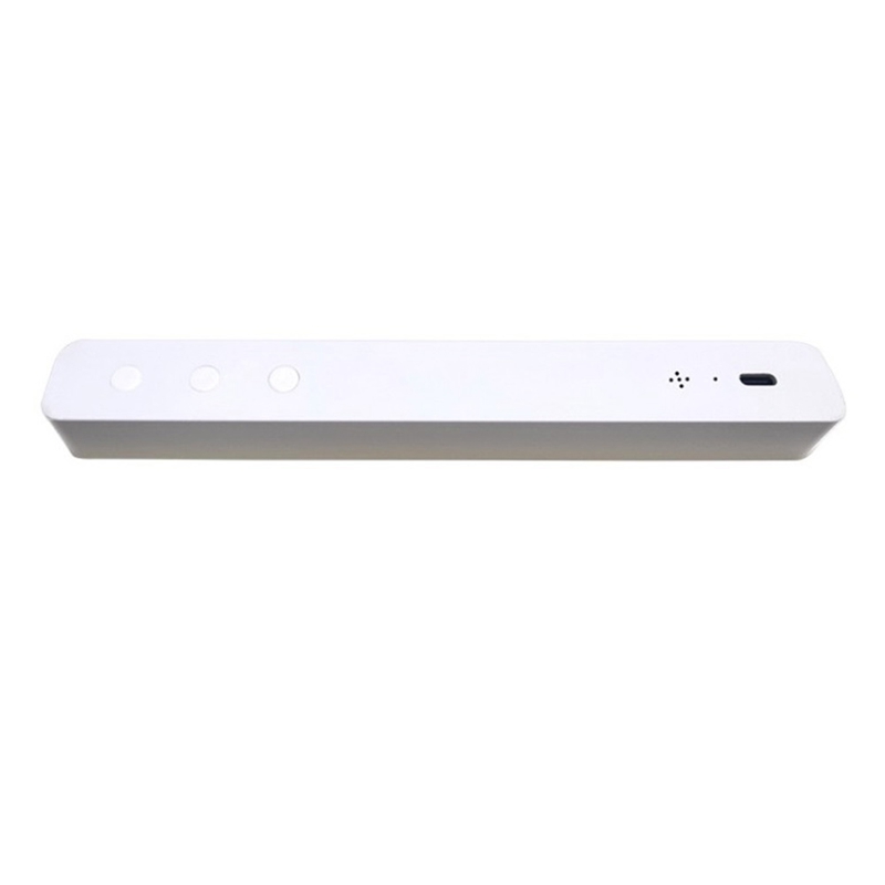 LED Strip Light Sound Control Pickup Rhythm Light Music Atmosphere Light RGB Colorful Tube USB Lamp Light: white