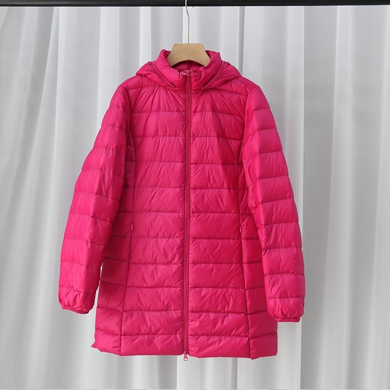 Damen Winter-Daunenjacke Mit Pelzkragen & Kapuze – Glänzend, Wasserdicht, Winddicht, Locker Geschnitten Damen Winter-Daunenjacke Mit Pelzkragen & Kapuze – Glänzend, Wasserdicht, Winddicht, Locker Geschnitten