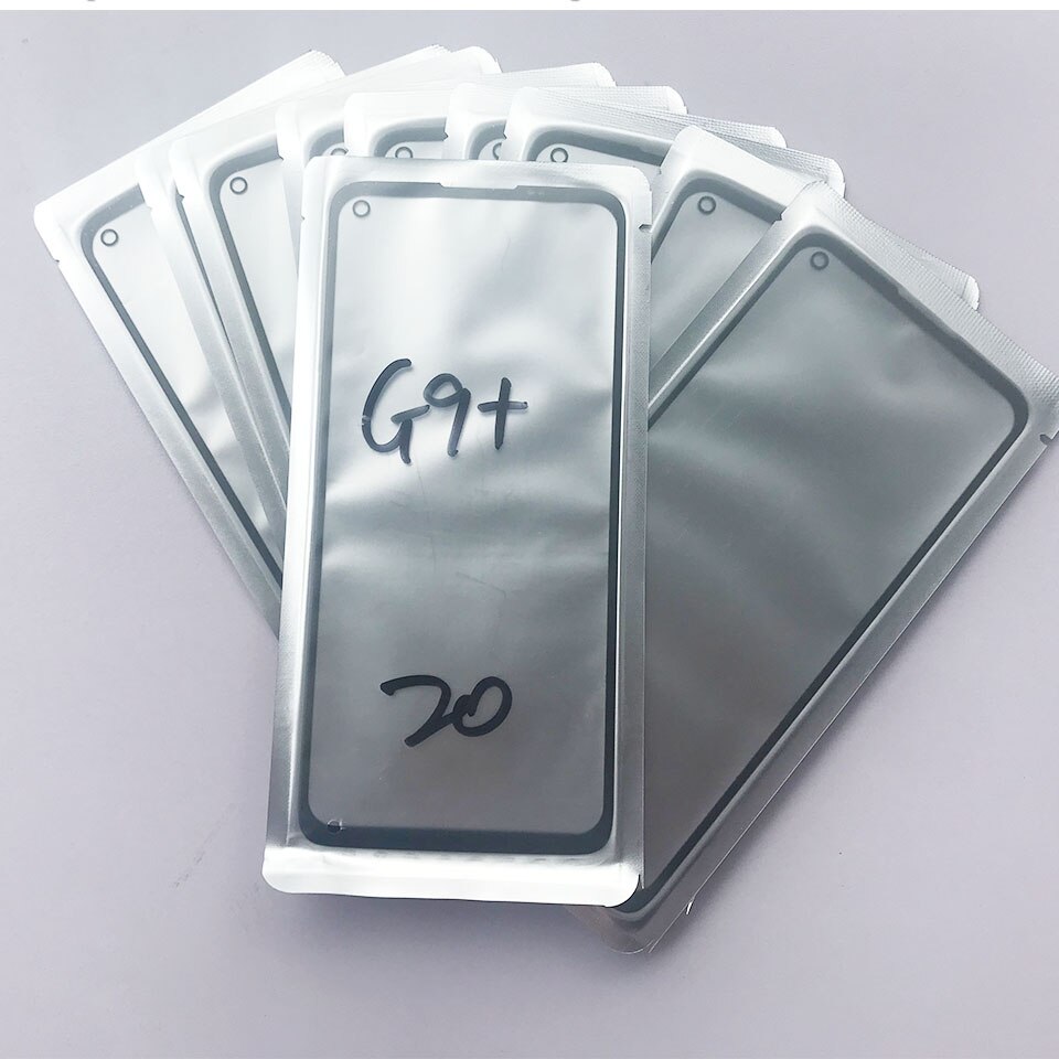 10Pcs\Lot For Moto G6 G7 G10 E7 Plus Play G8 Power Lite G20 G30 G100 LCD Front Touch Screen Lens Glass With OCA Glue Replacement