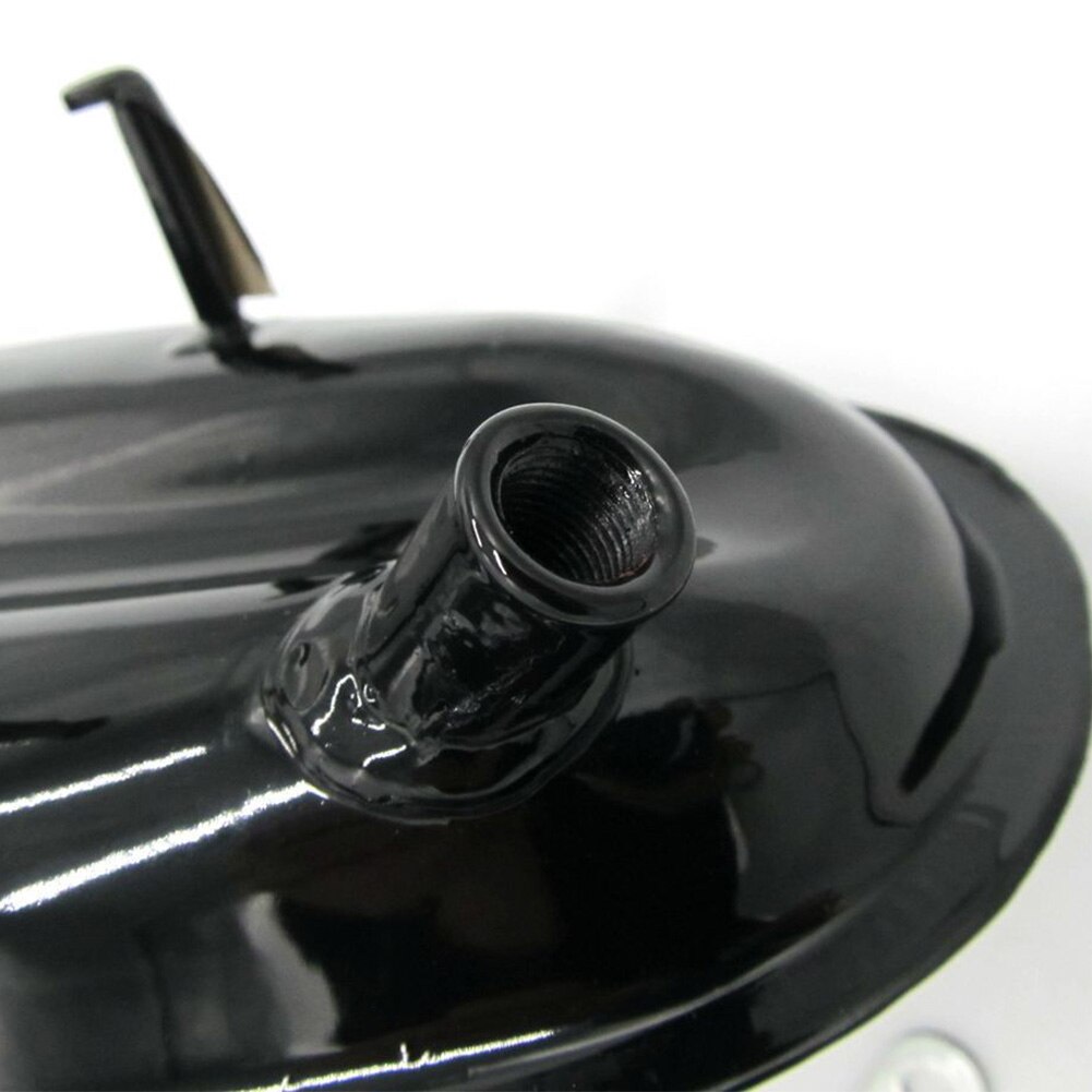 2L Portable Large Capacity Gas Container Motorized Bicycle Fuel Tank 80cc 66cc 49cc Engine Iron With Cap Black Durable Petrol