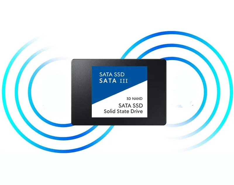 Oryginalny dysk SSD wewnętrzny 2 TB, niebieski, 2.5 SATAIII 6 Gb/s, 545 MB/s robić PC