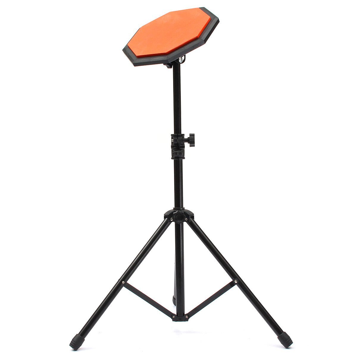 8 pads pads almofadas de borracha da prática do cilindro mudo de 21cm ajustadas com suporte