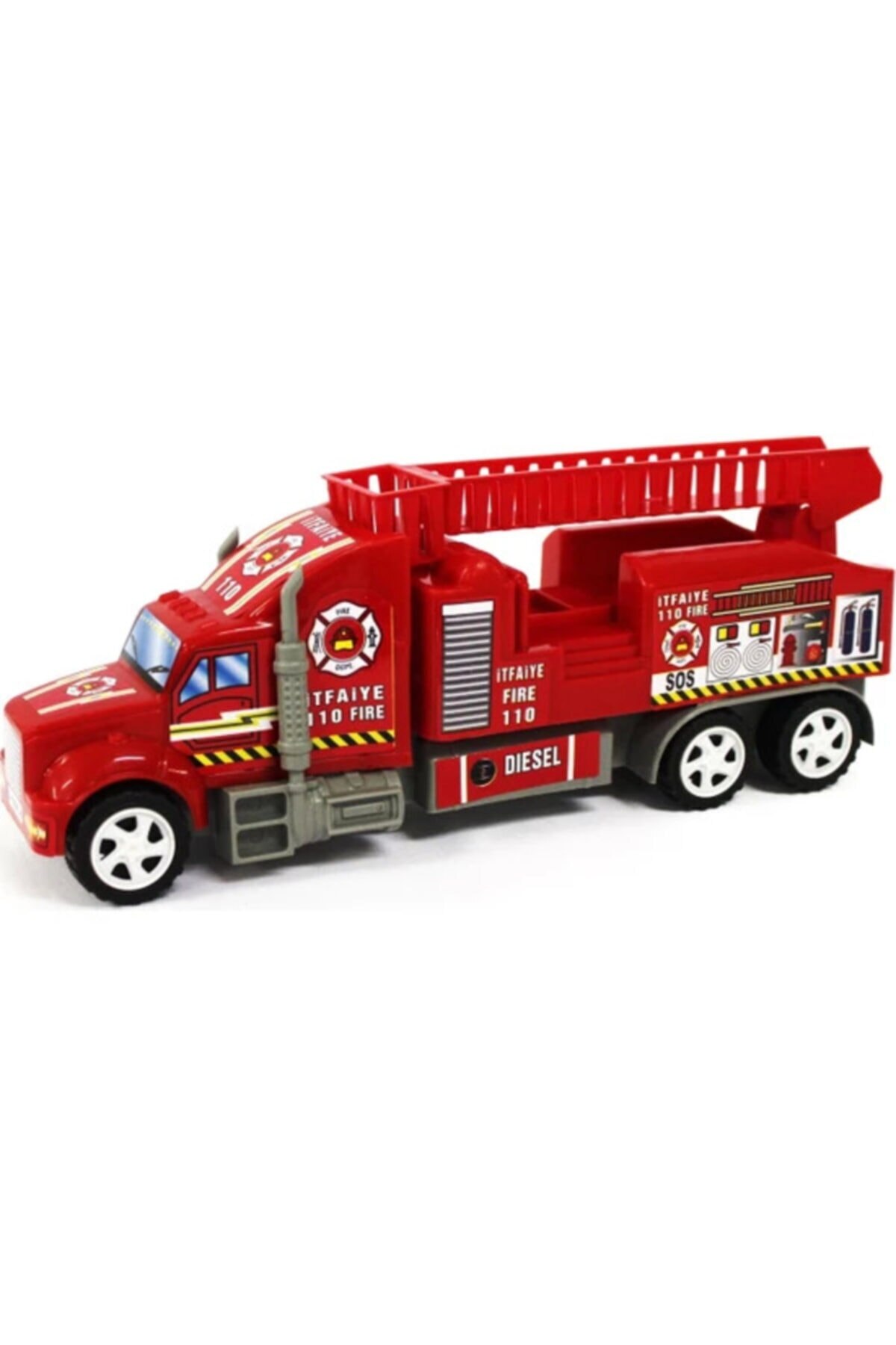 Fire engine Tool Trailer Truck Set Sürtmeli Car