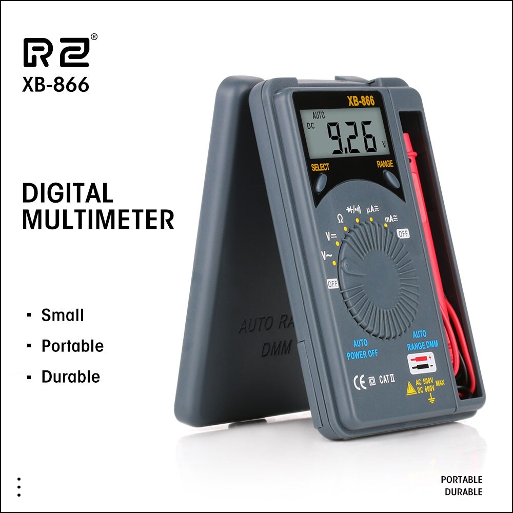 RZ Mini Multimeter Auto Range Voltmeter Tester 200... – Grandado