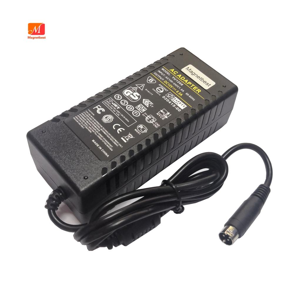 12v 8.5a 4pin left positive right negative Adapter VCR power Adapter 12V 8A LCD TV Monitor Flat Panel TV DVR Power Adaptor