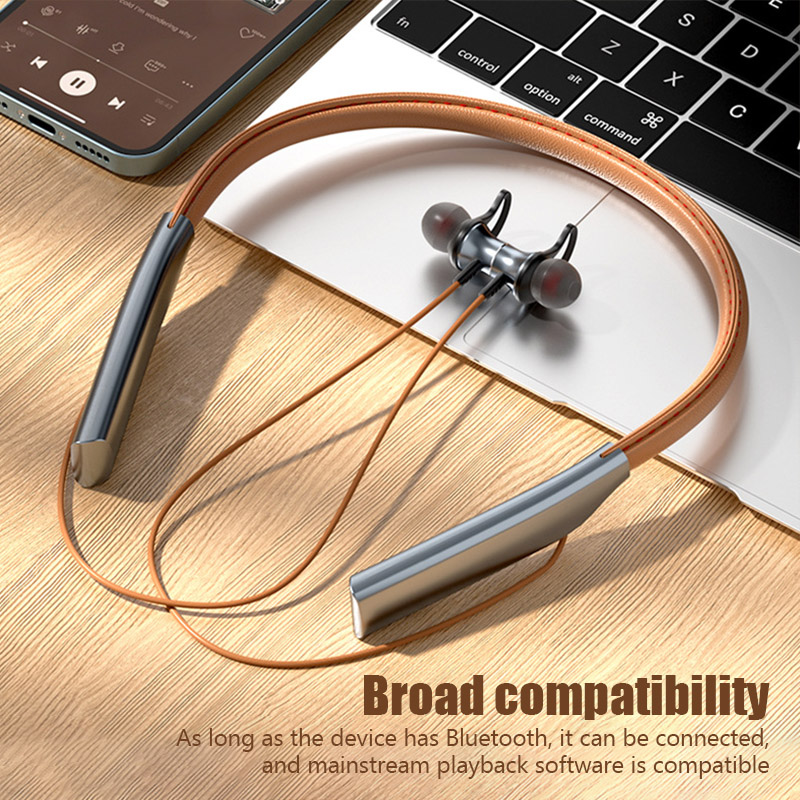 Fone Bluetooth-Kopfhörer, kabellose Kopfhörer, magnetisch, Sport-Nackenbügel, um den Hals hängende TWS-Ohrhörer, kabelloses Bluetooth-Headset mit Mikrofon