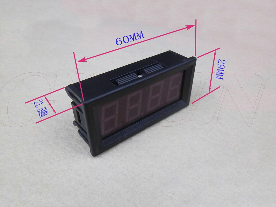 GWUNW BY456A 0-2.000A(2A) 4 bit digit ammeter Current Panel Meter 0.56 inch LED