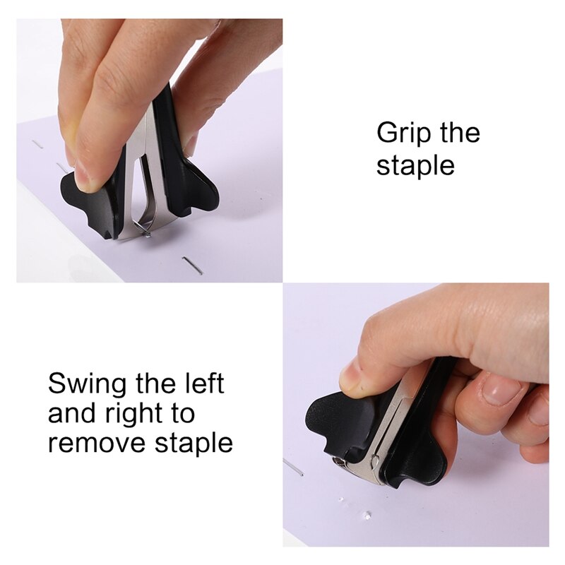 2 pcs Mini Portable Standard Metal Staple Remover Nail Pull Out Extractor School Office Tool Labor-saving Staple Puller