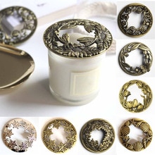Iron Art Scented Candle Smart Cover Zinc Alloy Heat-gathering Scented Candle Iron Cover Smart Cover Metal Covers Heat-resistant