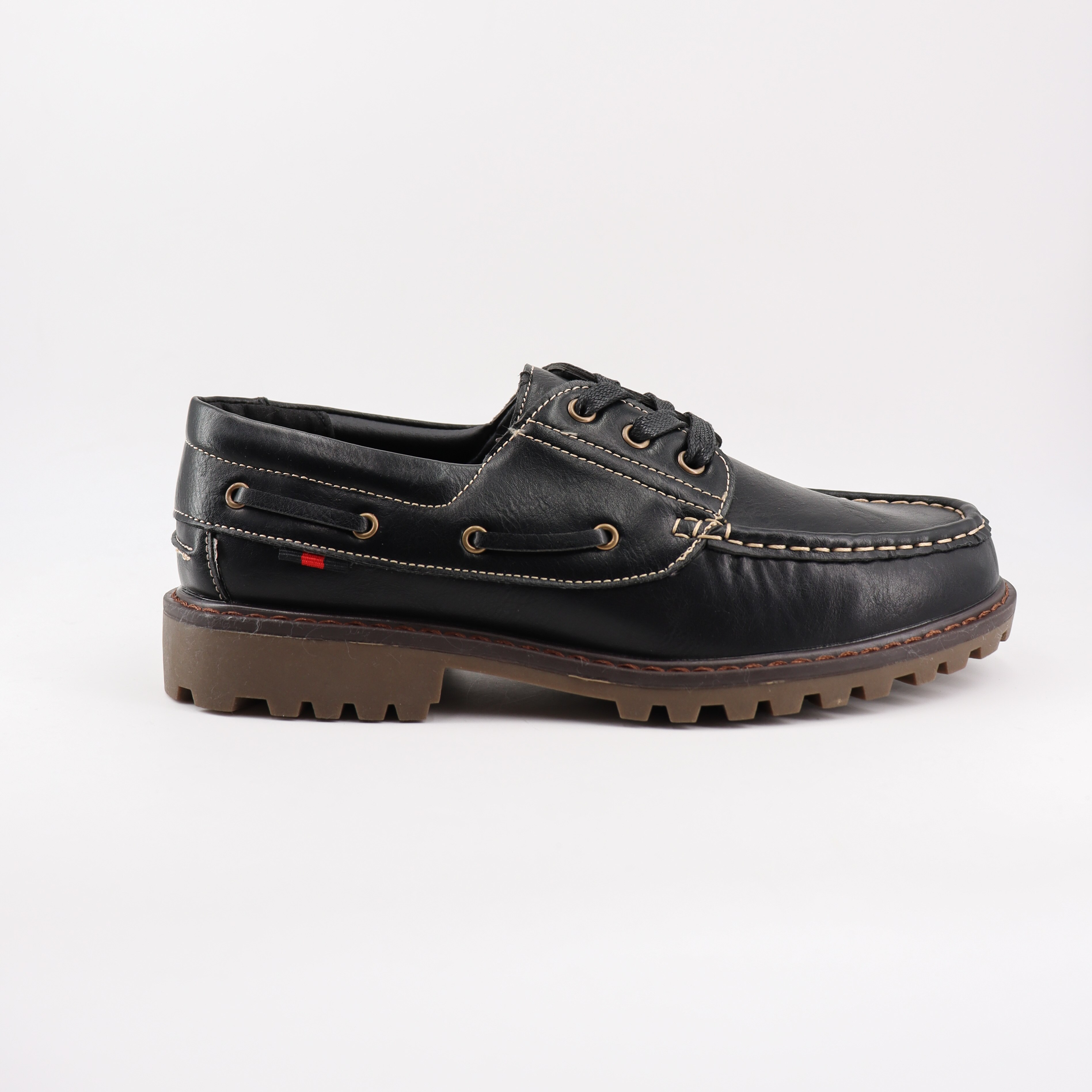 Hemera Studios nauticos hombre zapatos clasicos hombre PU mocasines cómodos casuales liso piel vegano con cordones multicor