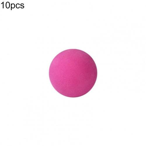Petites balles de Golf en éponge, 10 pièces, à usages multiples, en mousse EVA douce: Rose