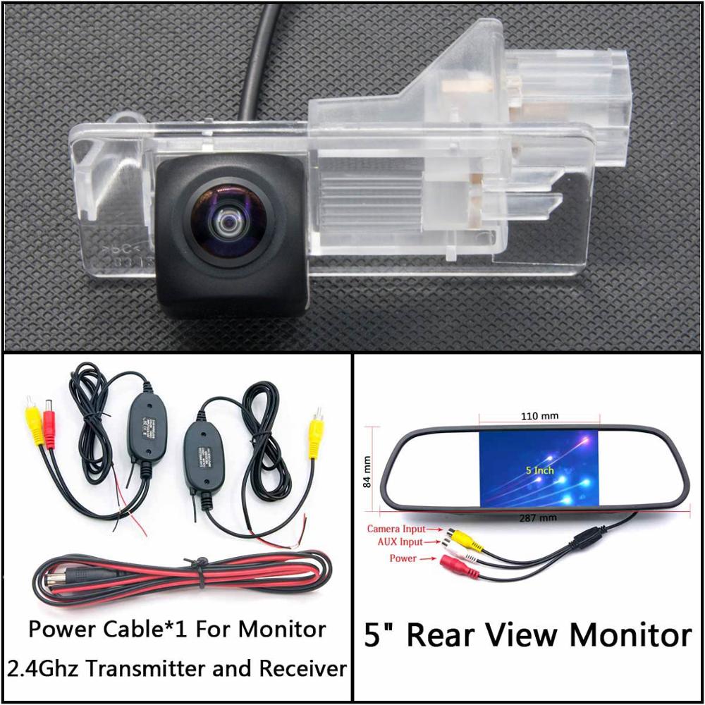 175 graden hd achteruitrijcamera voor renault scenic 2 ii renault grand scenic 2003 parkeermonitor: C draadloos 5 inch m