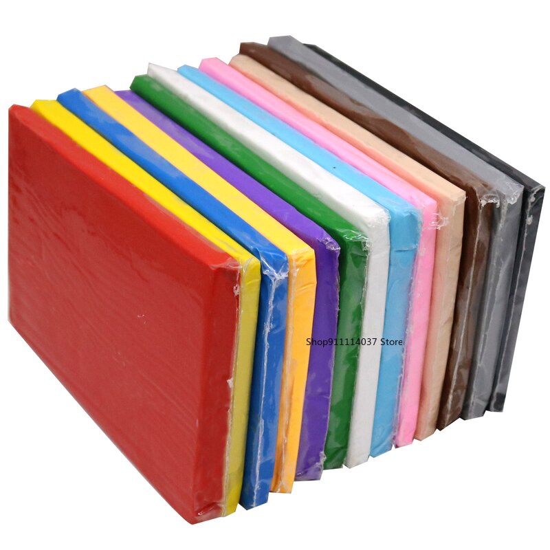 Pâte polymère d&#39;art professionnelle, 250g, pâte à modeler, poterie, sculpture céramique, coloré, translucide, four, cuisson