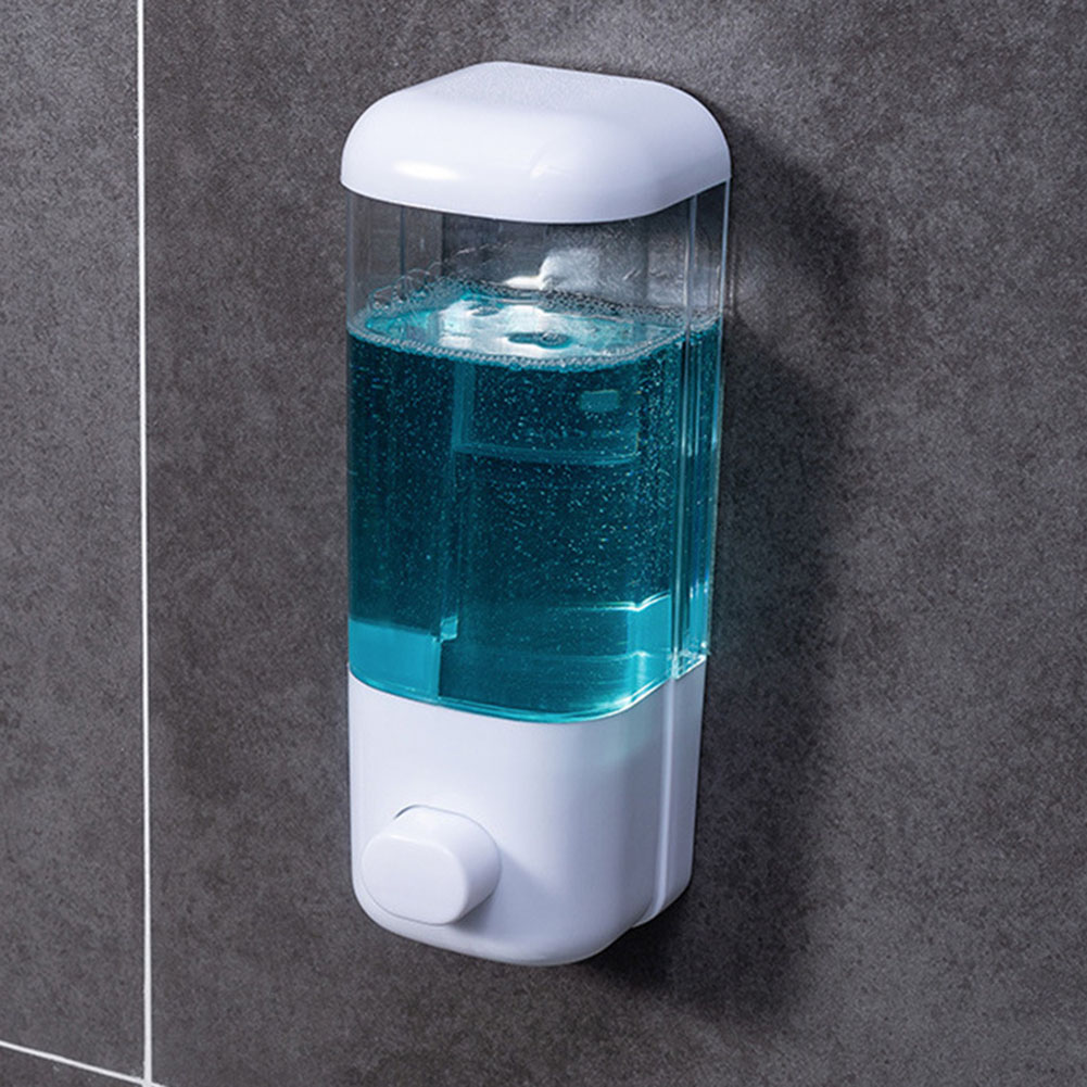 500ML Liquid Soap Dispensers Bathroom Wall Mount Shower Shampoo bottle Lotion Container Holder Non Perforated Hotel Toliet