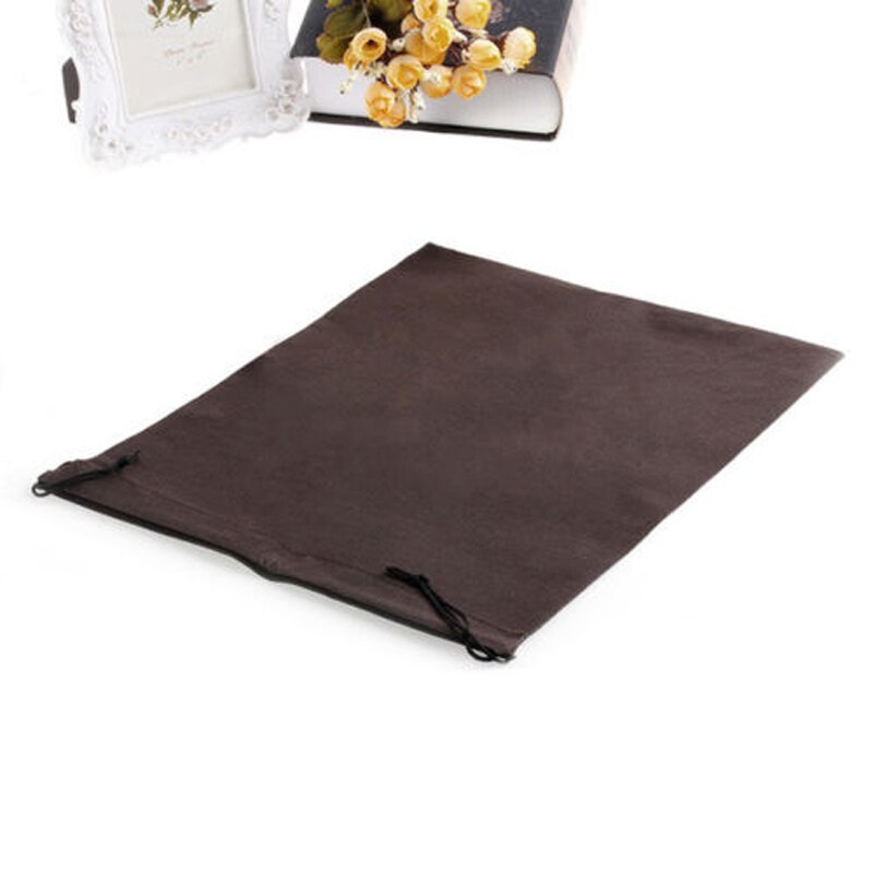 Waterdichte Pakket Schoen Pocket Opslag Organiseren Zak Non-woven Stof Trekken Pocket Trekkoord Tassen Toilettas Case: Chocolade