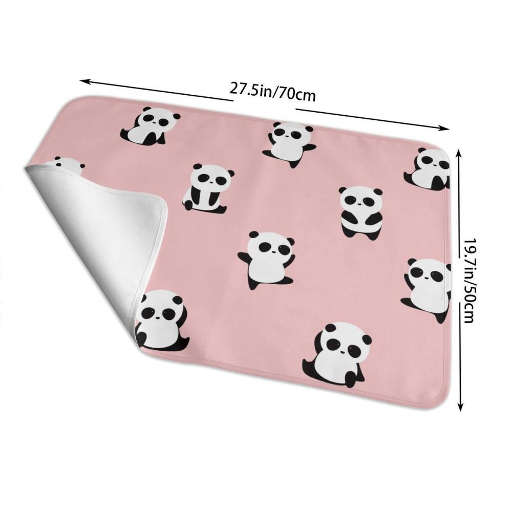 Baby Waterproof Sheets Urine Mattress Can Be Reused Baby Bedding Mattress Replacement Mattress Pink Panda 50x70CM F103