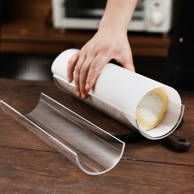 épaississement 30CM rouleau de gâteau façonnage insérer moule en forme de U Transparent retenue demi-cercle pâtisserie cuisson outil de cuisine
