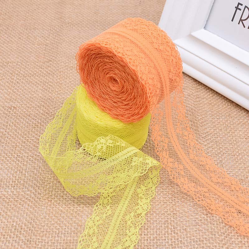 10 m/lot 4cm dentelle Tulle rouleau tissu bobine de mariage bricolage décoration bébé douche Tutu anniversaire décor fête fournitures décoratives