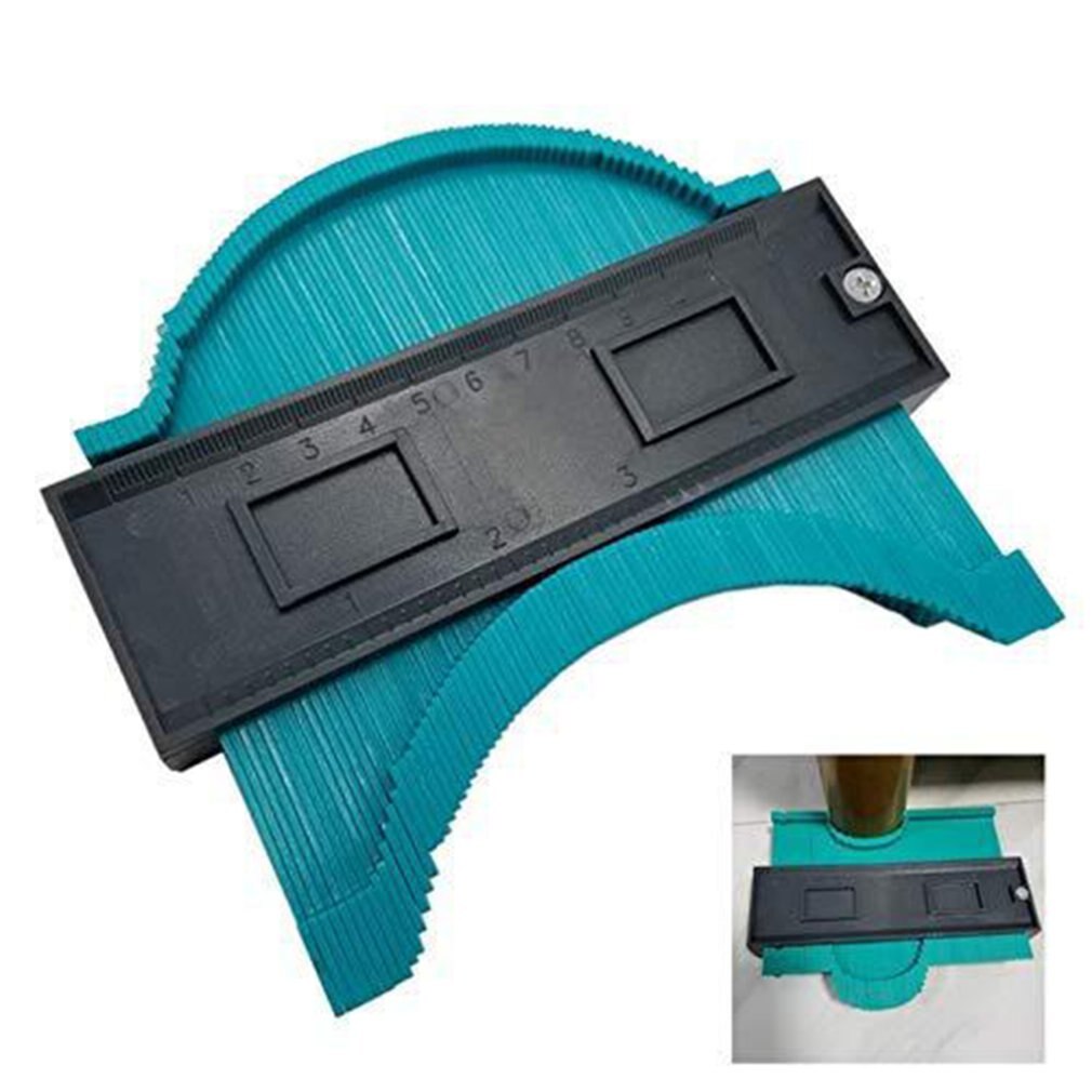 Plastic Onregelmatige Shaper Profiel Heerser Gauge Duplicator Contour Schaal Template Kromming Schaal Betegelen Laminaat Algemene Hulpmiddelen