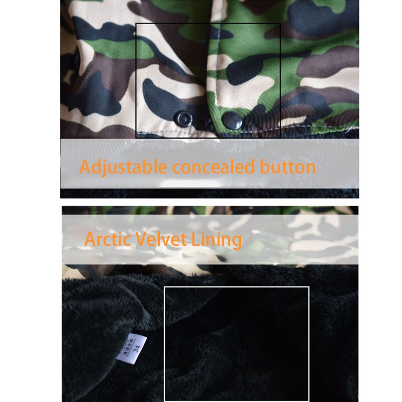 Yotmy Camouflage Dog Clothes S-2XL Size Winter Warm Chic jumpsuit Hoodie Golden retriever dog coat jacket for Large Dogs