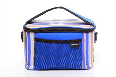 Lunch Tas Thermische Koeltas Voor Voedsel 23*15*15 Cm Bolsa Leisure Koeltas Lunch Tas Voor voedsel Fruit Zeevruchten Steak Isolatie: blue