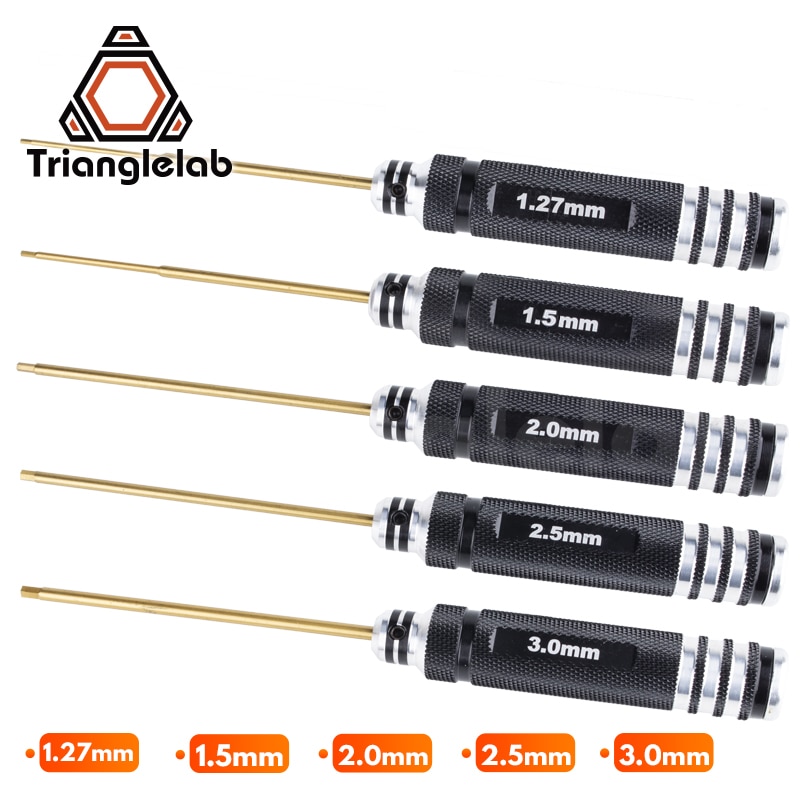 TriangleLAB screwdriver tool 1.27 1.5 2.0 2.5 for 3d printer Accessories dragon hotend Removal tool