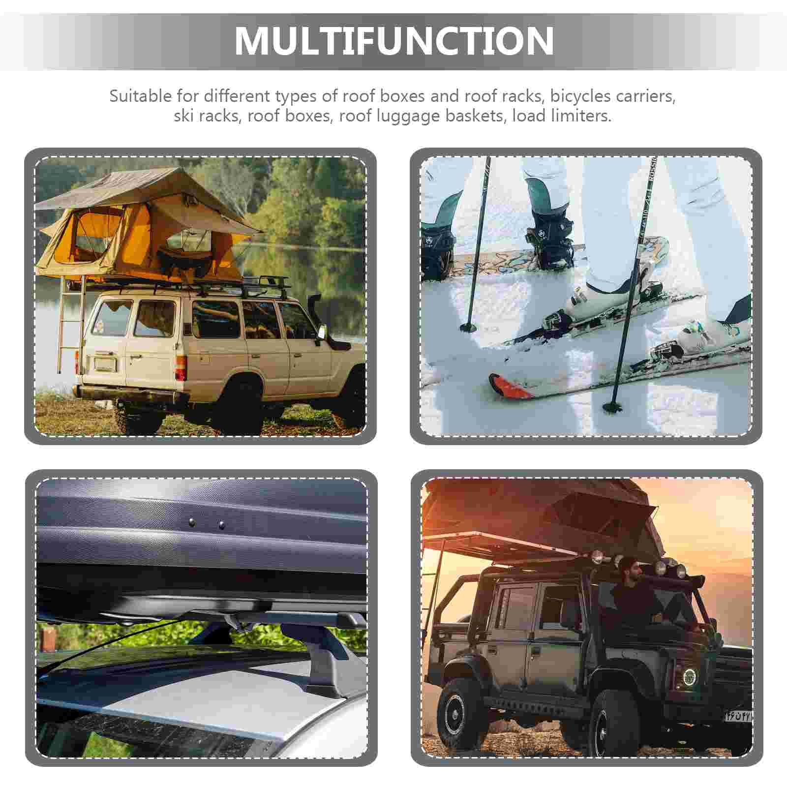 4pcs Long T Shape Bolts Square Head Screws Stainless Machine Screw T-slot Bolts