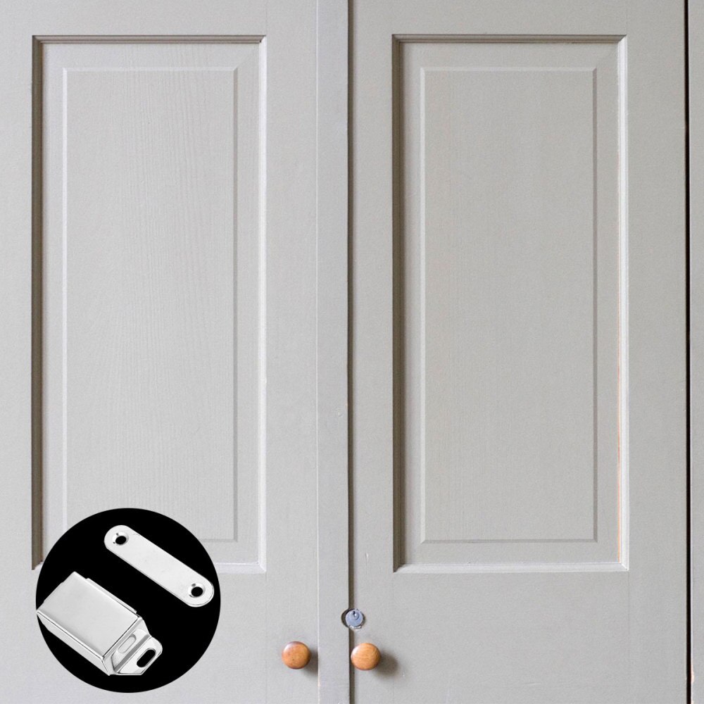 50 Pcs Door Catch Premium Hardwares Accessories Magnets Closure Catch for Kitchen Door