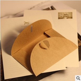 /Vintage 120G Ambachtelijke Papier Liefde Gesp Diy Multifunctionele Envelop 50 Stks/set/Pakket Papier