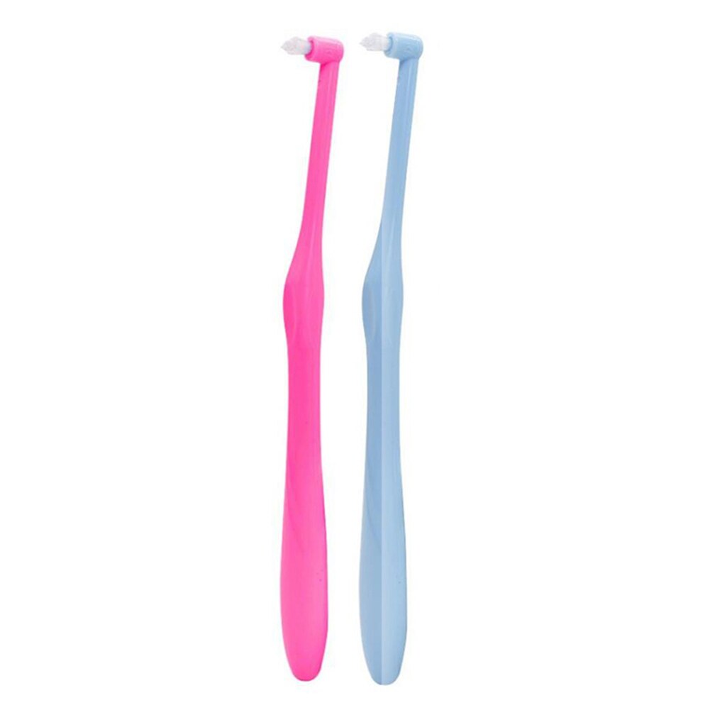 Orthodontic Toothbrush Pointed and Flat Head Small Soft Hair Correction Clean teeth gap Floss Oral Hygiene Teeth Braces: Default Title