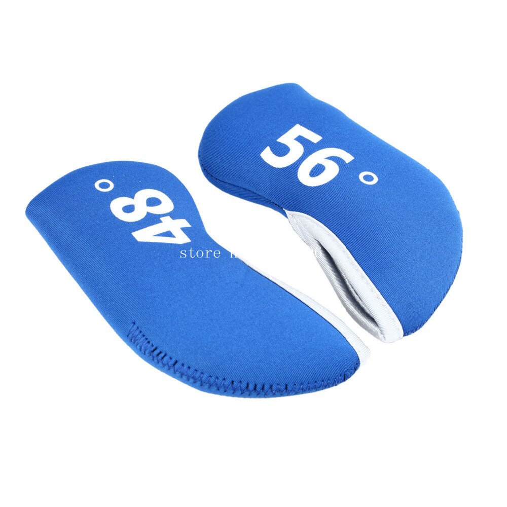 6pcs Wedge Cover Golf Wedge Head Covers Neoprene Cover 48,52,54,56,58,60 Degree