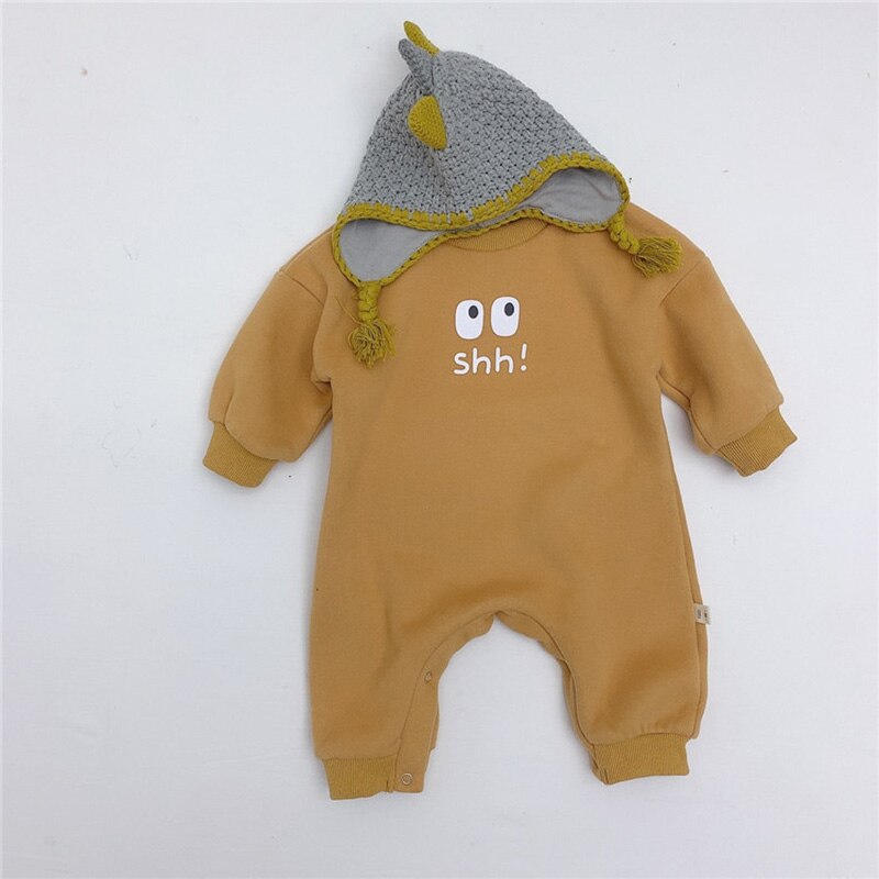 MILANCEL-ropa gruesa para bebé, peleles de estilo coreano, Mono para niño, novedad de invierno de