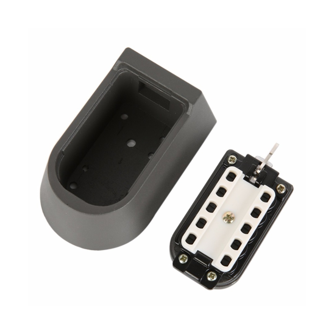 Key Safe Box Wall Mounted 4 Digits Passwords Combination Lock Case Indoor Outdoor Aluminum Alloy Key Box