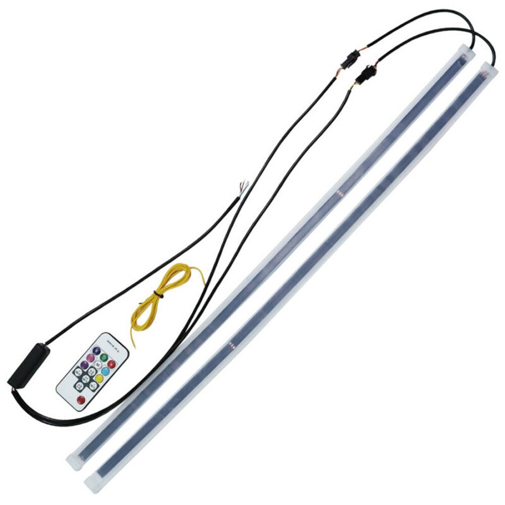 LED Turn Signal Light DRL Turn Signal Light Bar Headlight Slim Sequential