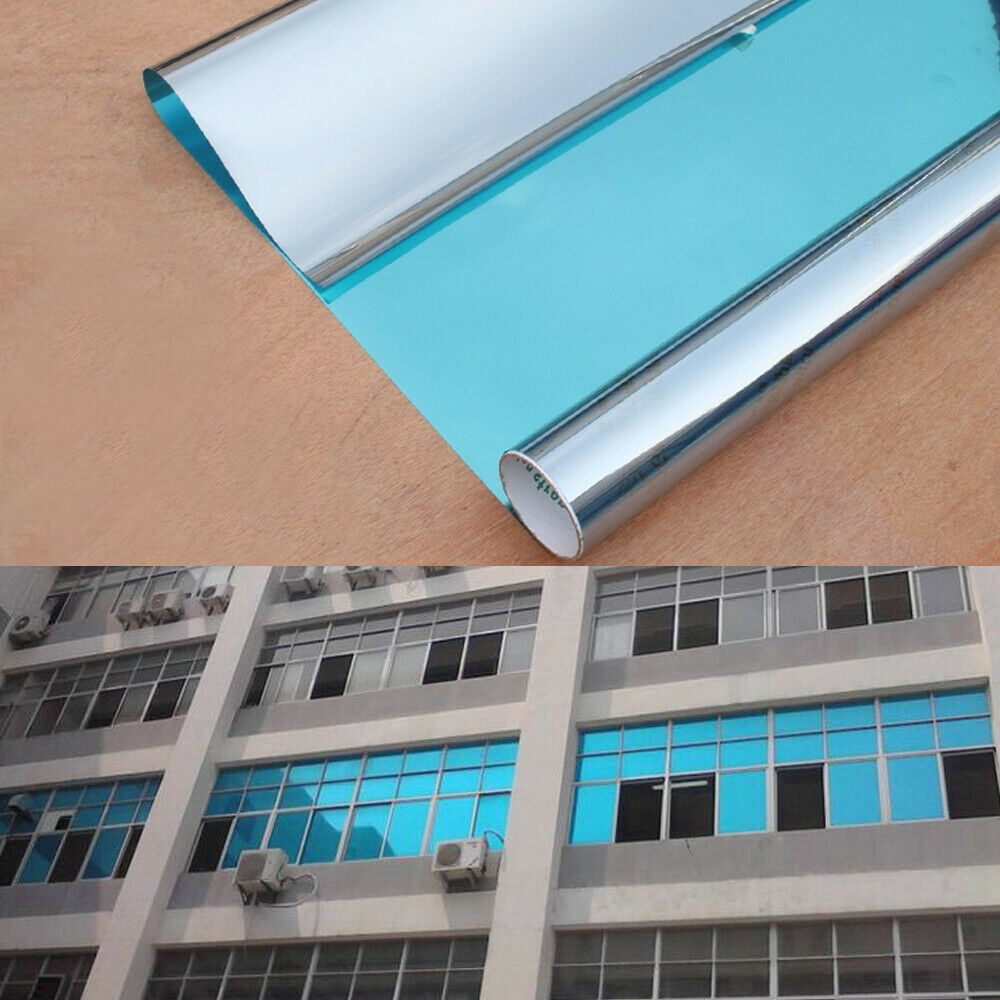 Aumohall 50Cm X 3M Window Tint Zonne Film 21% Vlt Metallic Sea Green Folies Voor Auto Glas Huis commerciële Gebouw Glas