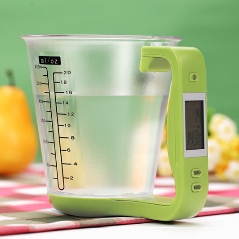 Kitchen Measuring Cup Scale LCD Digital Display for Baking Tea Weighting Coffee